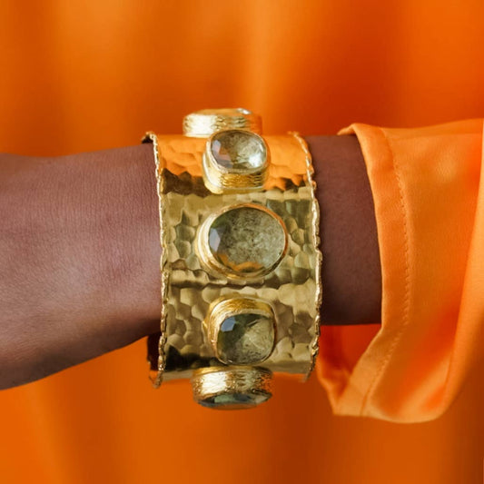 CORE | 5-STONE WIDE CUFF