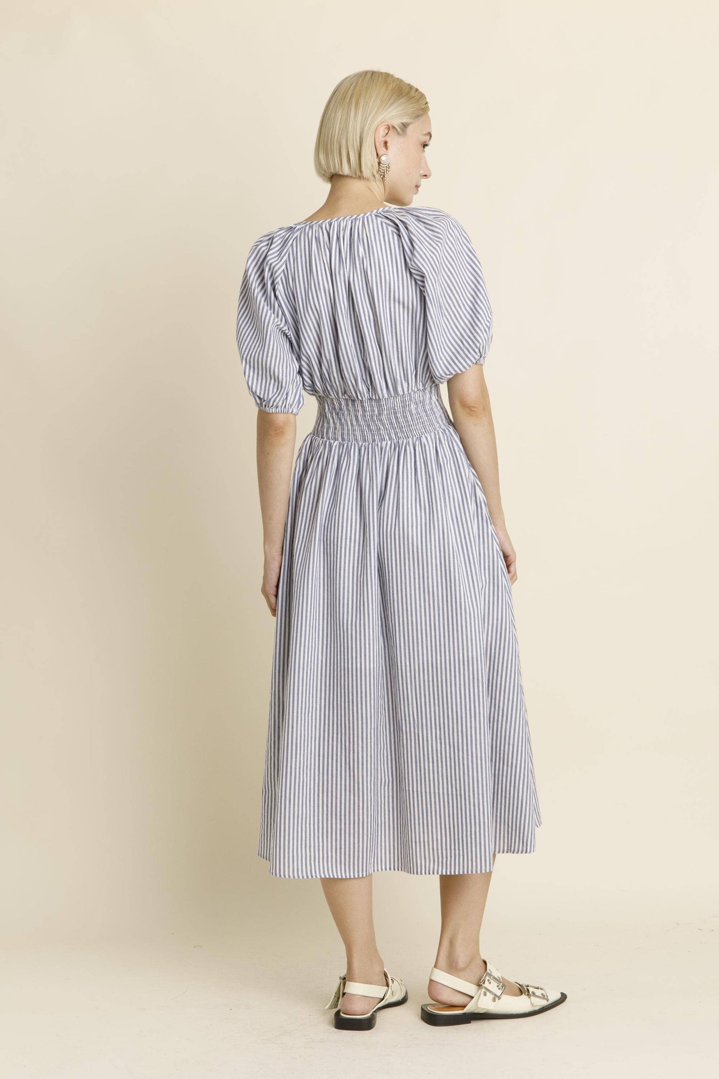 Striped Midi Dress