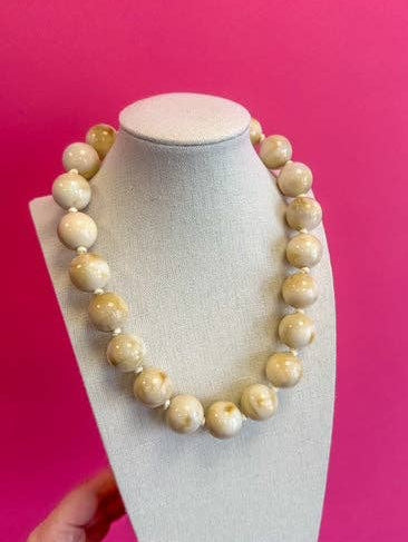 Bauble Ball Necklace | Ivory