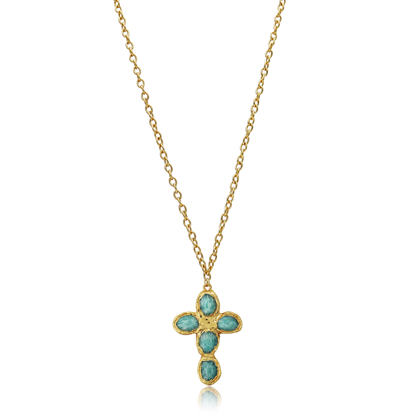 Ocean Cross Necklace