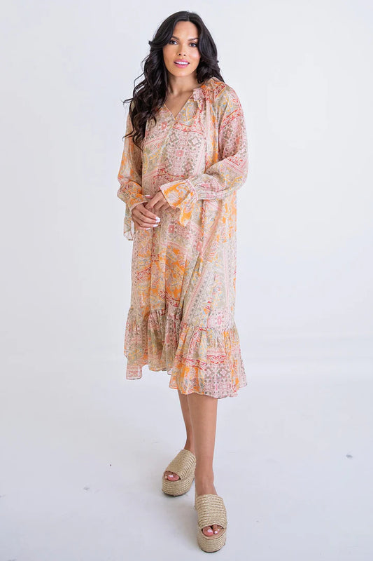 Paisley Midi Dress